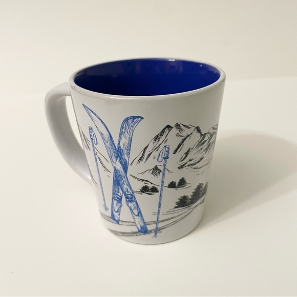 Tim Hortons 2018 Limited Edition Collectible Mug Blue Skiing Coffee Canada - Picture 12 of 15